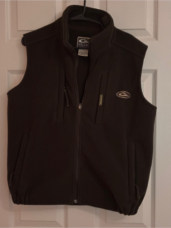 Drake Waterfowl Other - Drake Waterfowl Fleece Vest Mens Small Dark Green Hunting Outdoor Magnattach